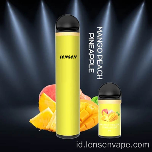 Lensen 600puffs Sistem Pod Pod sekali pakai yang dapat diganti